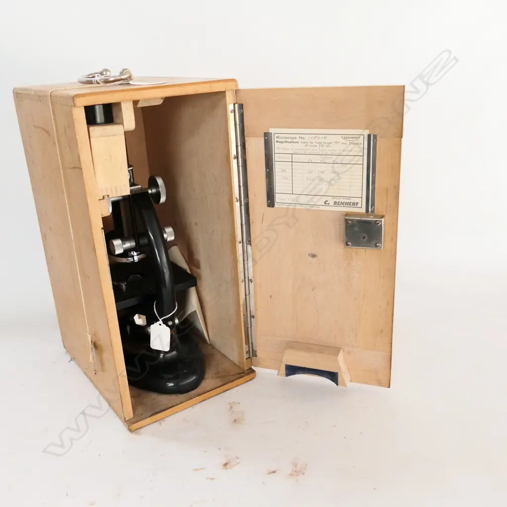 CASED MICROSCOPE by C. REICHART Image 1++